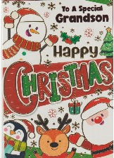 For A Special Grandson Happy Christmas